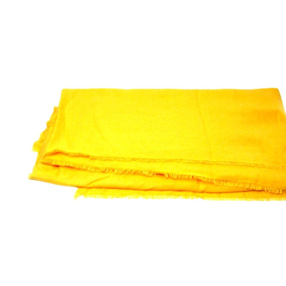 Scarf Wrap Acrylic Unmellow Yellow-Orange Color Women Fall Color 84" x 36"